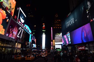 Times Square, New York, at night